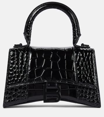 Borsa a tracolla Hourglass XS in pelle stampata | Balenciaga