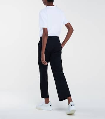 High-Rise-Hose Carlie aus Wolle | Stella McCartney
