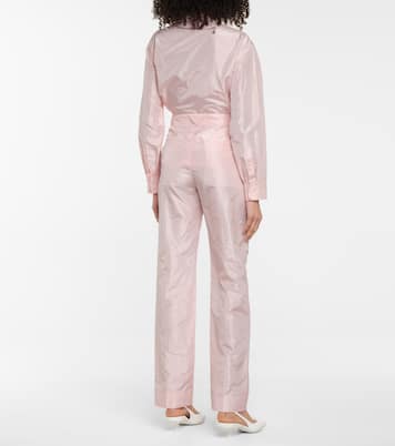 Pantaloni in taffetà di seta | Prada