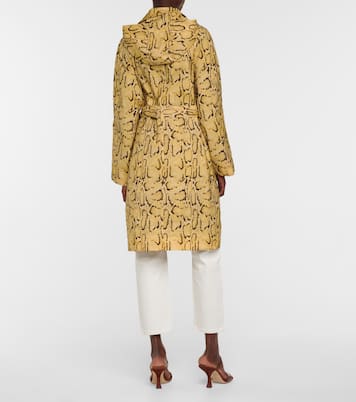 Python-print trench coat | Frame