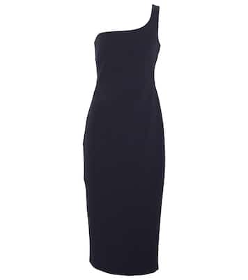 Sinead one-shoulder crêpe midi dress | Safiyaa
