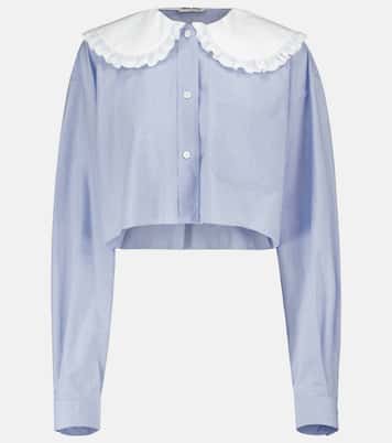 Bluse aus Baumwollpopeline | Miu Miu