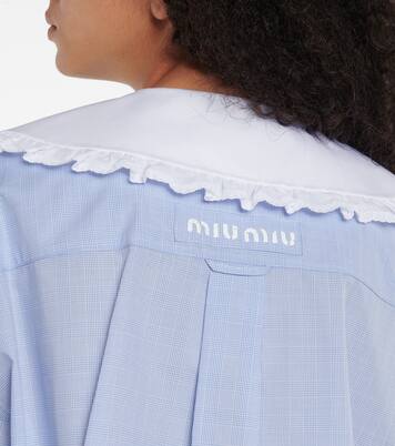Bluse aus Baumwollpopeline | Miu Miu