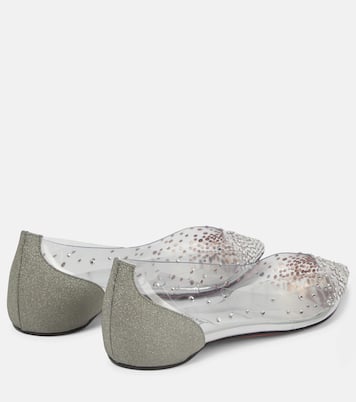 Ballerine Degrastrass con cristalli | Christian Louboutin