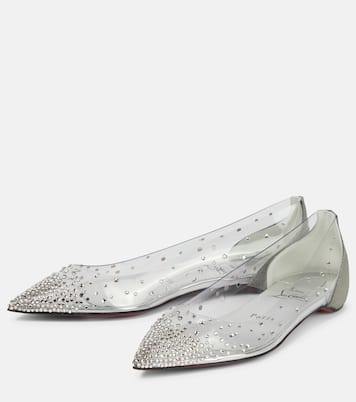 Ballerine Degrastrass con cristalli | Christian Louboutin