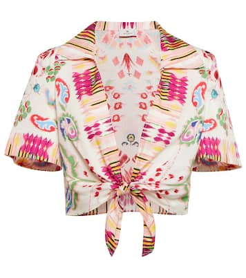 Cropped-Top aus Baumwolle | Etro