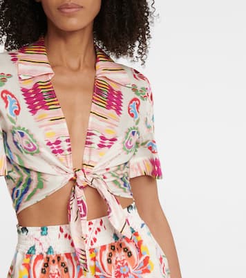 Cropped-Top aus Baumwolle | Etro