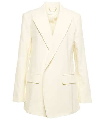 Blazer in twill di lino e seta | Chloé