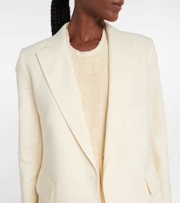 Blazer in twill di lino e seta | Chloé