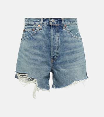 Shorts di jeans distressed 50s | Re/Done