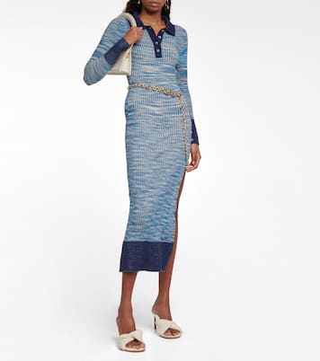 Robe midi La Robe Zucca rayée | Jacquemus