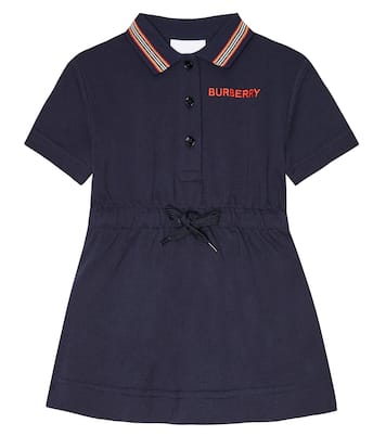 Baby Kleid Icon Stripe aus Baumwolle | Burberry Kids