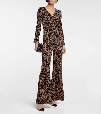 Mono con cuello en pico | Diane von Furstenberg