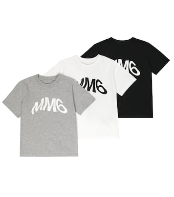 Set de 3 camisetas de algodón | MM6 Maison Margiela Kids