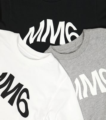Set de 3 camisetas de algodón | MM6 Maison Margiela Kids