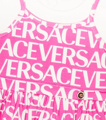 Bébé – Robe en jersey de coton mélangé | Versace Kids