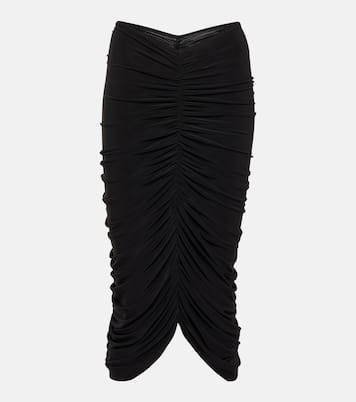 Jupe midi à taille haute | Norma Kamali