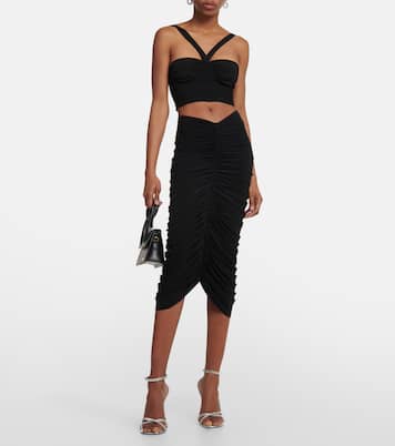 Jupe midi à taille haute | Norma Kamali