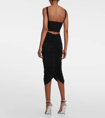 Jupe midi à taille haute | Norma Kamali