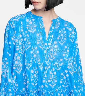 Floral cotton minidress | Juliet Dunn