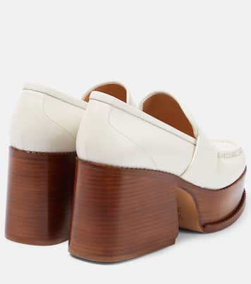 Augusta leather platform loafers | Gabriela Hearst