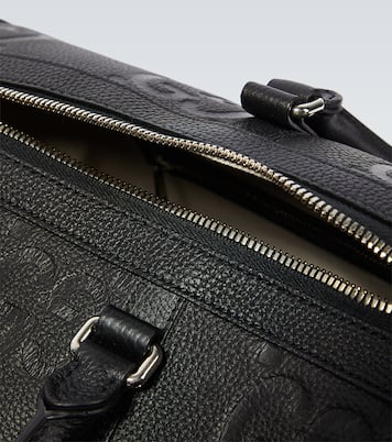 GG embossed leather duffle bag | Gucci