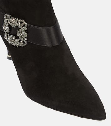 Stivaletti Plinianu in suede | Manolo Blahnik