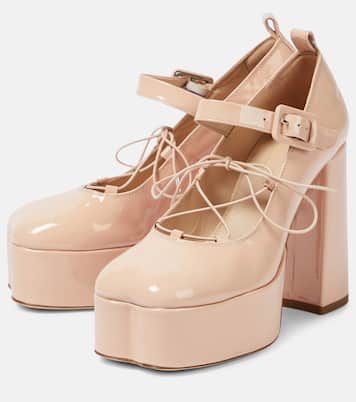 Pumps in vernice con plateau | Simone Rocha