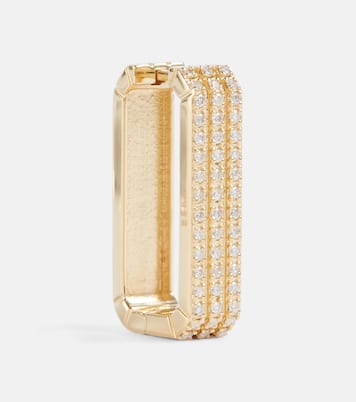 Boucle d’oreille unique Long Candy en or 18 ct et diamants | Eéra