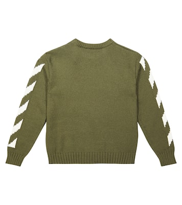 Pullover in cotone con logo | Off-White Kids
