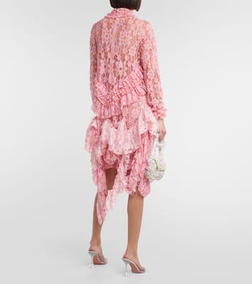 Robe midi en dentelle | Susan Fang