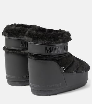 Bottines après-ski Icon Low à fourrure synthétique | Moon Boot