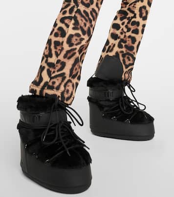 Bottines après-ski Icon Low à fourrure synthétique | Moon Boot