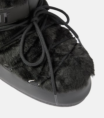 Bottines après-ski Icon Low à fourrure synthétique | Moon Boot