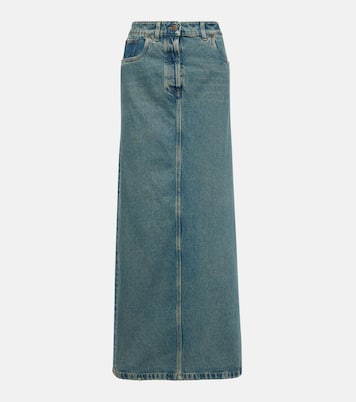Jupe longue en jean | Prada