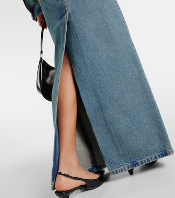 Jupe longue en jean | Prada