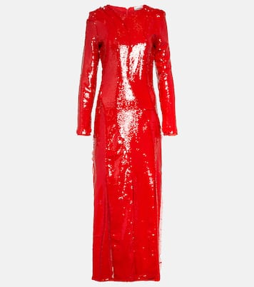Sequined maxi dress | Ganni