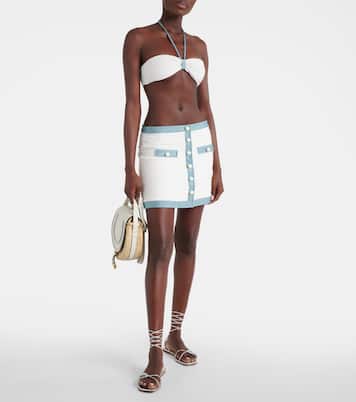 Minifalda en jacquard | Adriana Degreas