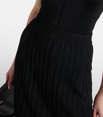 Gonna midi in maglia a coste | Joseph