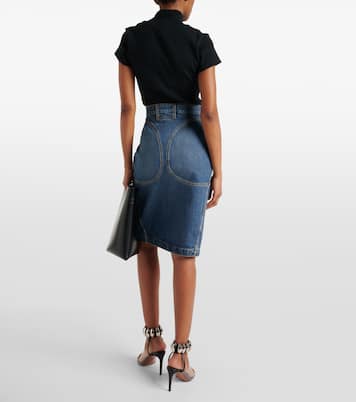Denim pencil skirt | Alaïa