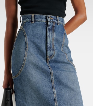 Denim pencil skirt | Alaïa
