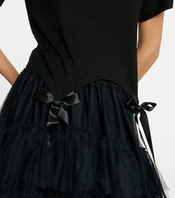 Camiseta de algodón con lazo | Simone Rocha