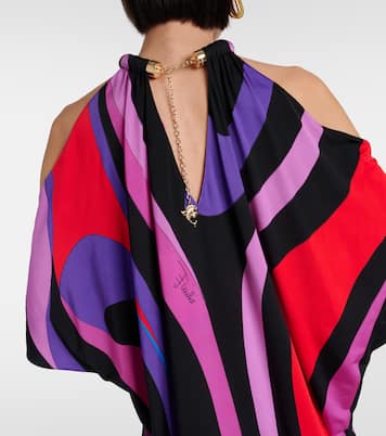 Marmo draped jersey kaftan | Pucci