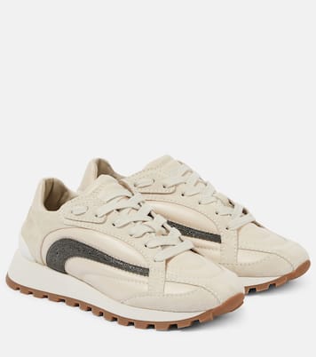Sneakers Runner in suede | Brunello Cucinelli