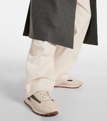 Sneakers Runner in suede | Brunello Cucinelli