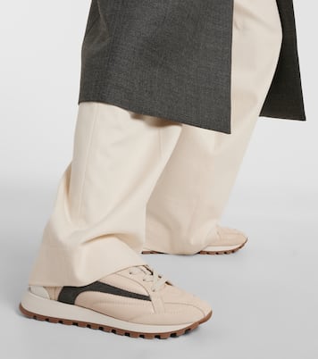 Sneakers Runner in suede | Brunello Cucinelli