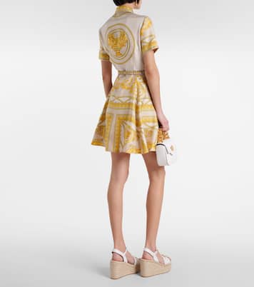 Hemdblusenkleid Barocco aus Seiden-Twill | Versace