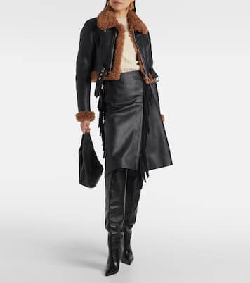 Gonna midi Alter in similpelle | Stella McCartney