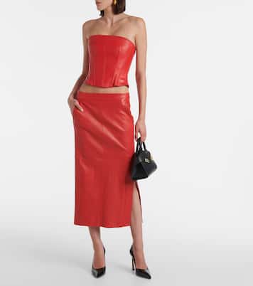 Top Rosalia de piel | Stouls