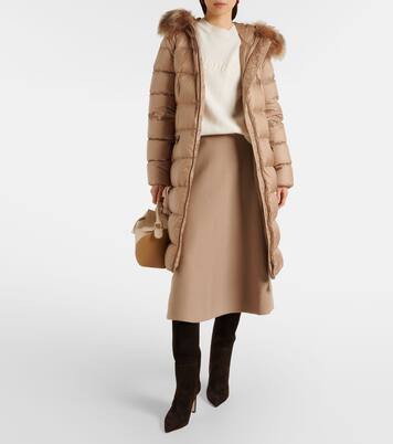 Abrigo Boedic de plumas con borrego | Moncler
